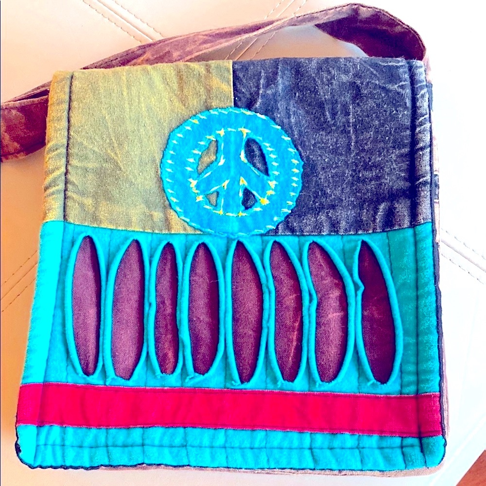 KC Patchwork Shoulder Crossbody Bag